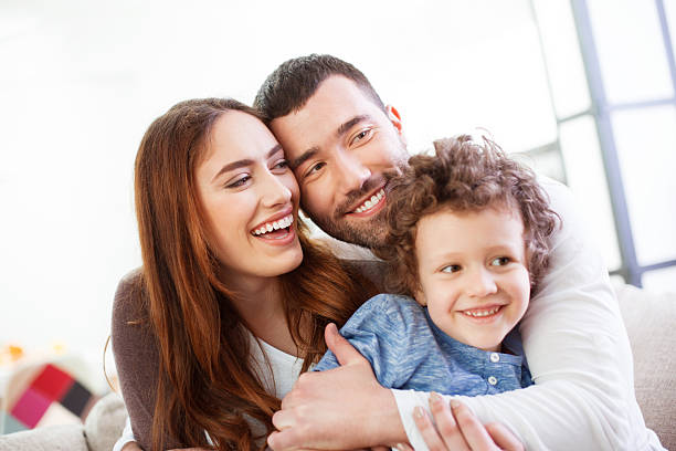 istock Happy young family 528743838