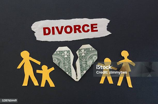 Red Divorce Text Stock Photo - Download Image Now - Alimony, Arguing, Broken