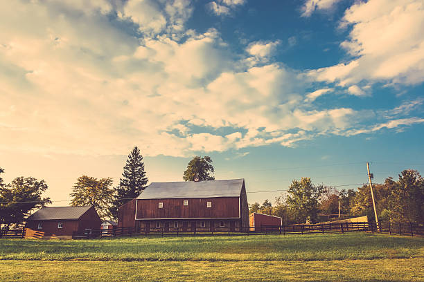 Barn on a farm in rural Adams County, Pennsylvania.