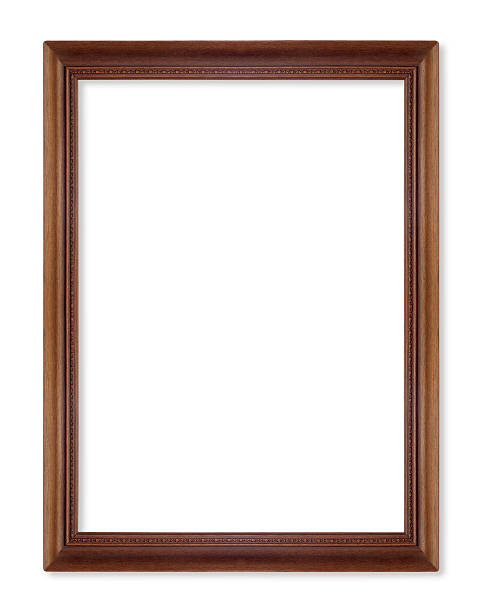 istock Wooden picture frames. Isolated on white background 528766679