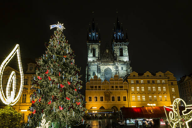 istock Old Town Square at Christmas time, Prague, Czech Republic 528768511