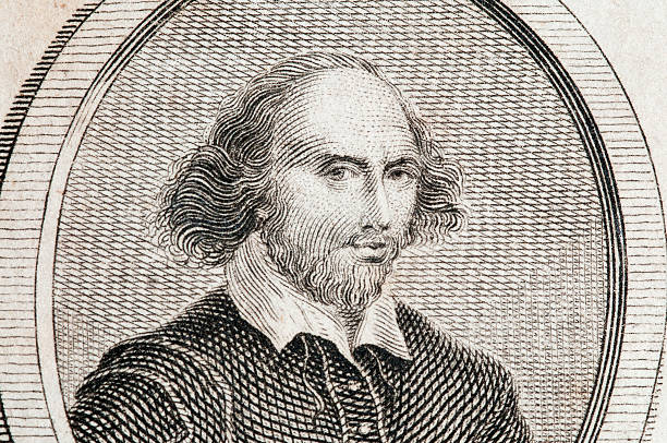 William Shakespeare Oval An engraving of William Shakespeare published in 1792 from a volume of his dramas william shakespeare stock pictures, royalty-free photos & images