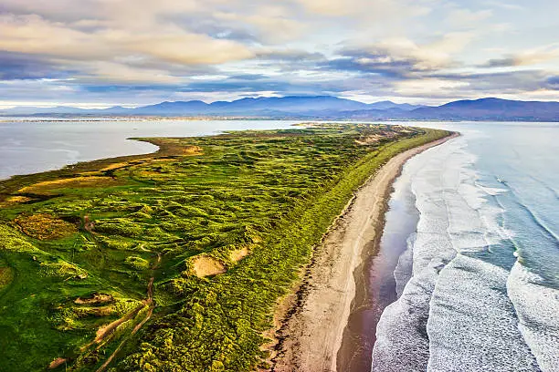 Inch beach in Ireland on the Dingle peninsula