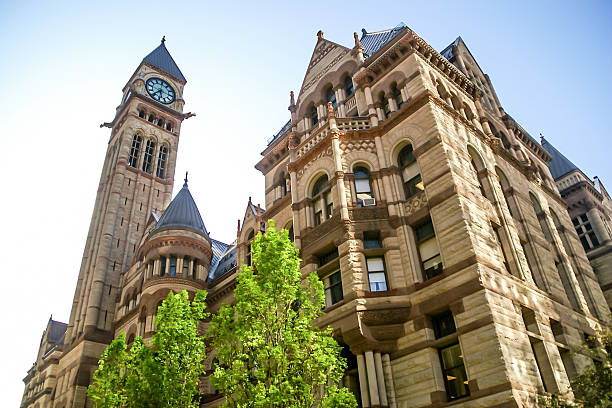 istock Old city hall in Toronto, Canada 528778457