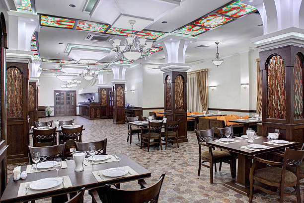 istock european restaurant in bright colors 528778799