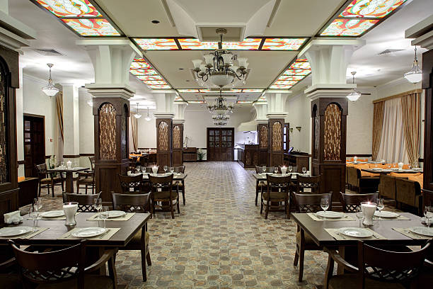 istock european restaurant in bright colors 528778817