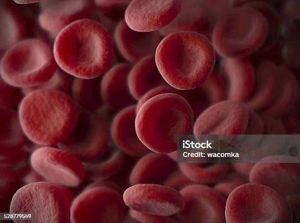 3d Abstract Red Blood Cells Erythrocytes Illustration Stock Illustration - Download Image Now