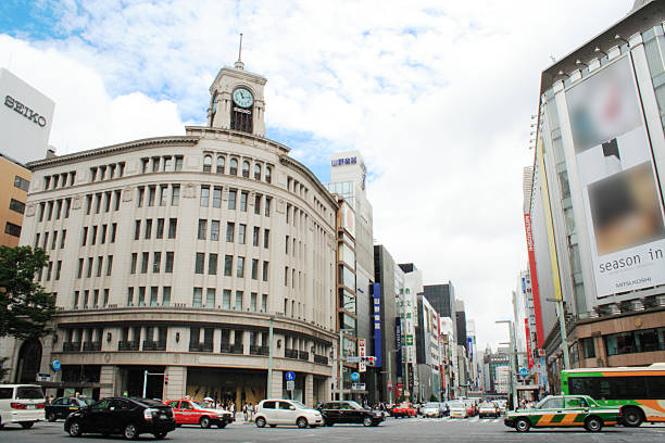 istock Ginza 4 choume crosing - Tokyo, Japan 528780035