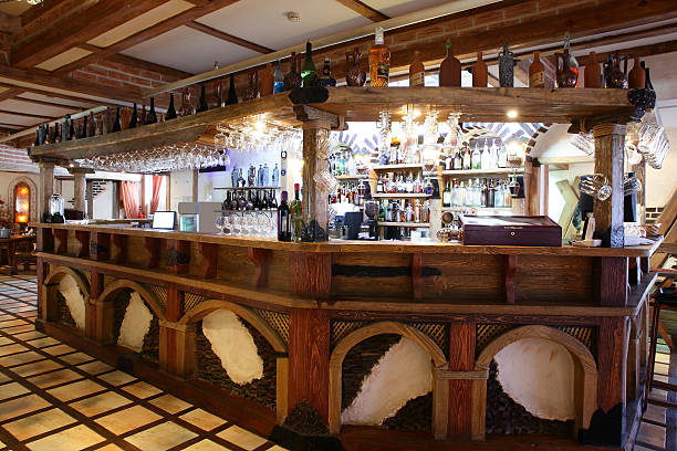 istock european restaurant in bright colors 528789457