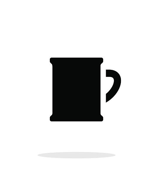 Beer mug simple icon on white background. Beer mug simple icon on white background. Vector illustration. kvass stock illustrations