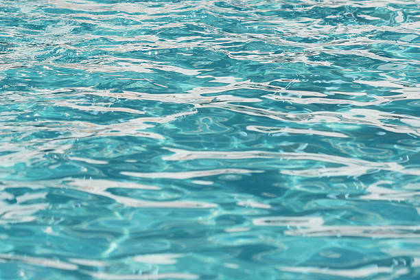 istock Blue water waves in the pool. 528790667