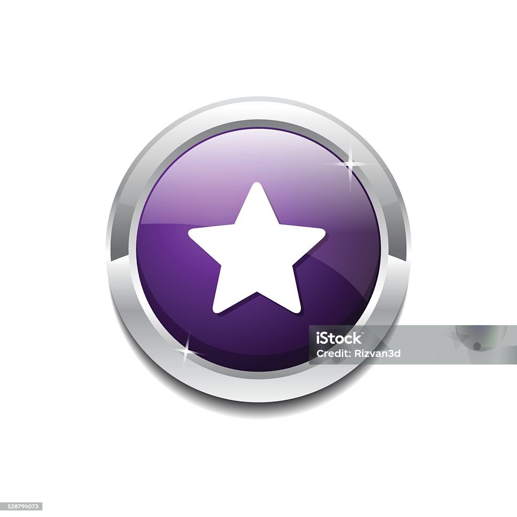 Star Circular Vector Purple Web Icon Button Circle stock vector