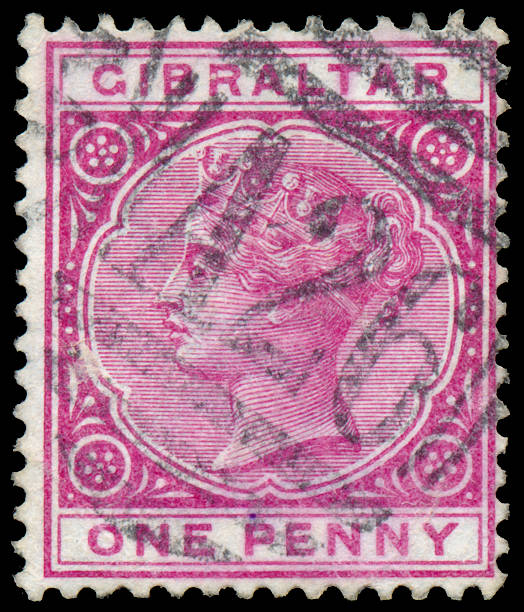 istock Stamp printed by GIBRALTAR, shows Queen Victoria 528796359