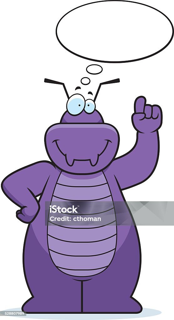 Cartoon Bug Thinking Stock Illustration - Download Image Now - Animal ...