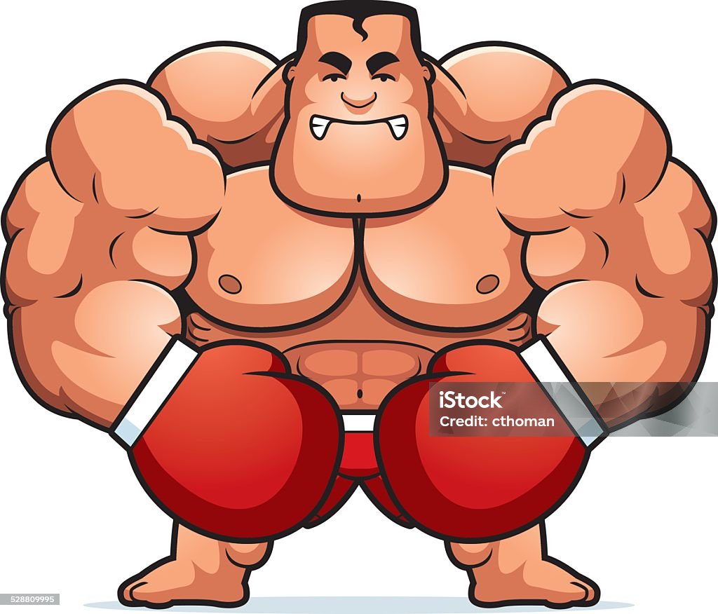 Angry Boxer Icon Cartoon Boxer Angry Stock Illustration - Download Image Now - Boxing ...