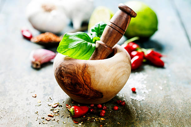 istock Wooden Mortar and Pestle 528814803