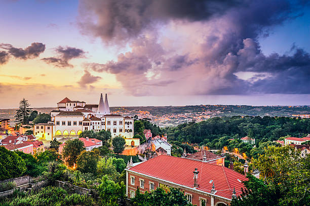 sintra, lisbon, portugal - sintra stockfoto's en -beelden