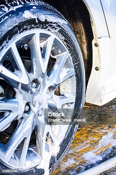 Wash Car Wheels Shine Stock Photo - Download Image Now - Auto Repair Shop, Bar Of Soap, Blue