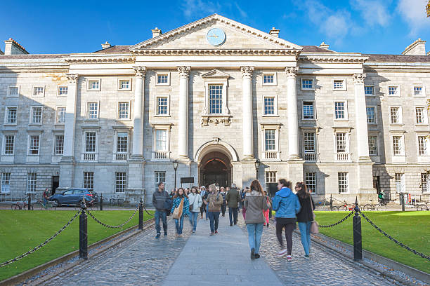 Trinity College of Dublin stock photo
