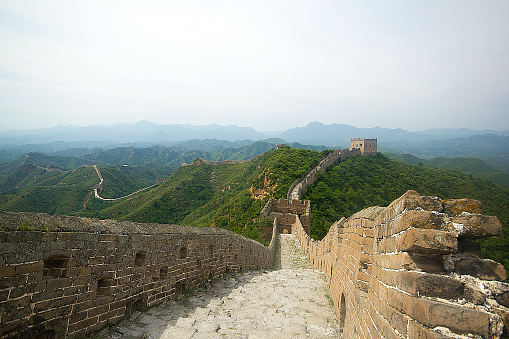 Great wall of China at Simatai / Jinshanling