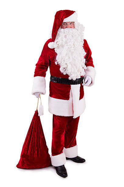 istock Santa Claus with big bag 528830599
