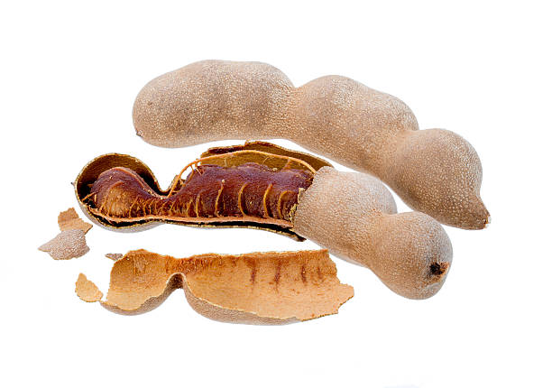 istock Sweet ripe tamarind, Isolated on white background 528831647
