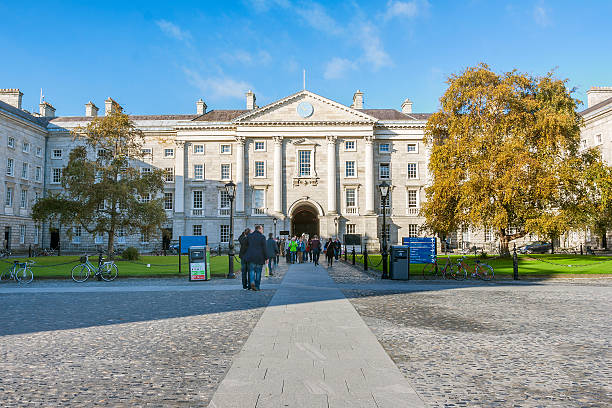 Trinity College of Dublin stock photo