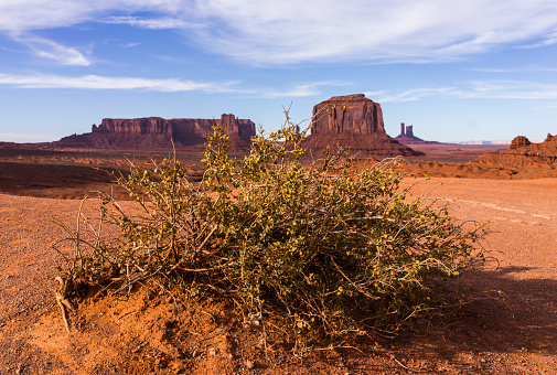 United States. State of Arizona. Monument Valley. Monument Valley is a region of the Colorado Plateau. Its Navajo name, Tsé Biiʼ Ndzisgaii, means \