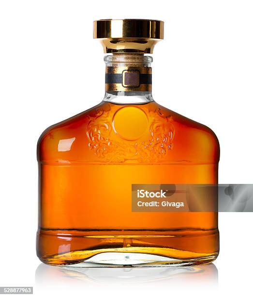 Bottle Of Cognac Stock Photo - Download Image Now - Bottle, Whiskey, Cognac - Brandy