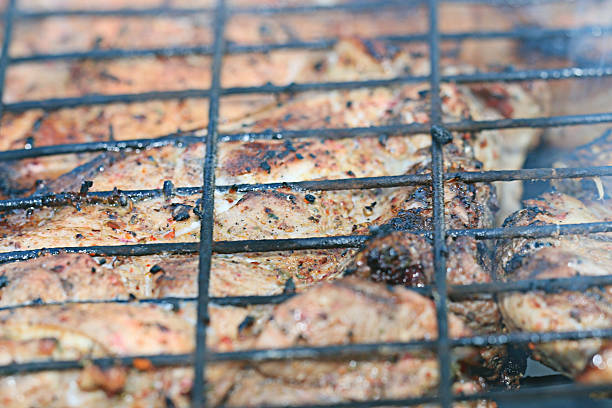 grilled meat skewers, barbecue