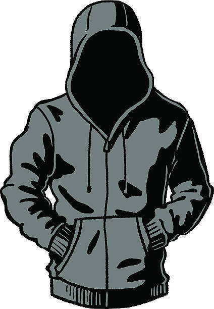 hoodie illustration of a hooded sweatshirt hood clothing stock illustrations