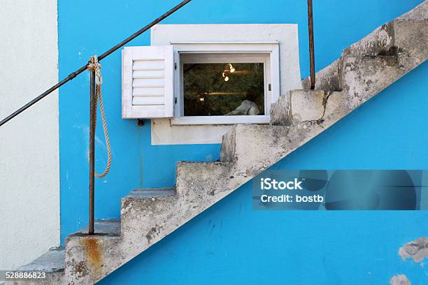 Old Windows Stock Photo - Download Image Now - Abandoned, Blue, Building Exterior