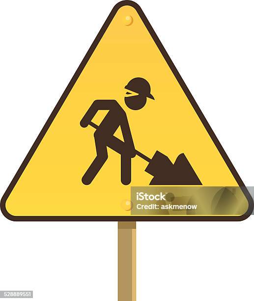 Under Construction Stock Illustration - Download Image Now - Men At Work  Sign, Construction Site, Sign - iStock