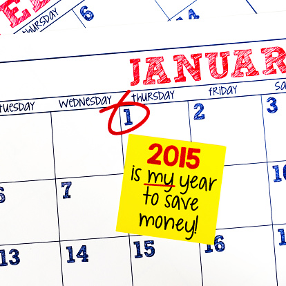 New Year's Resolution to save money in 2015