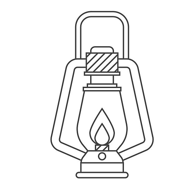 여행 가스 등불 벡터 아이콘크기 - gas fuel pump symbol metal stock illustrations