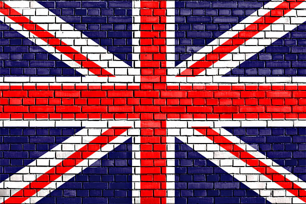 istock flag of UK painted on brick wall 528899105