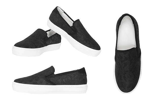 istock stylish black female shoes 528899622