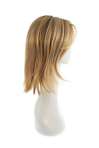 istock Hair wig over the mannequin head 528902602