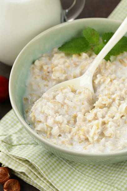 istock oatmeal porridge with milk - healthy breakfast 528903310