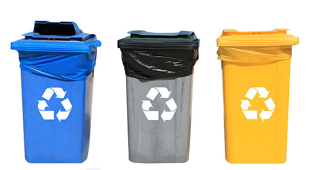 istock Set of different recycling bins 528906242