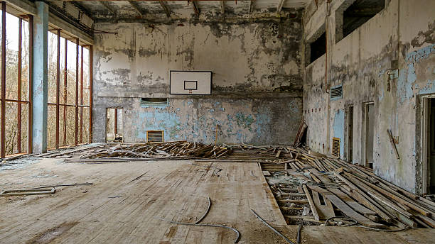istock sports hall in Pripyat 528906594