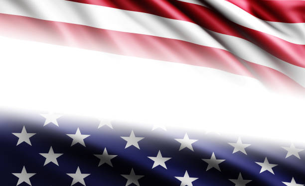 istock American Flag on White Background 528906958