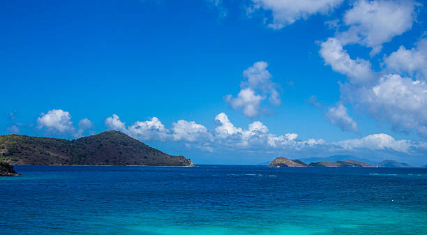 istock Calm water of tropical bay 528907796