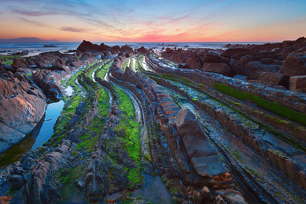 istock Flysch in the Basque Country beach Barrika, Spain 528908745