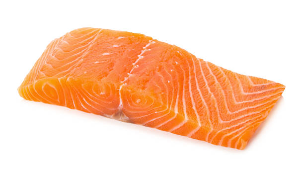 istock salmon fish fresh meat slice isolated on white background 528909768
