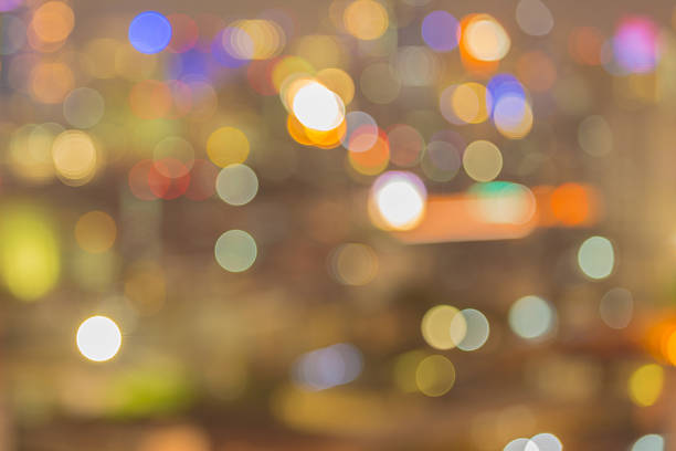 istock Bangkok city night light, Bokeh background 528910105