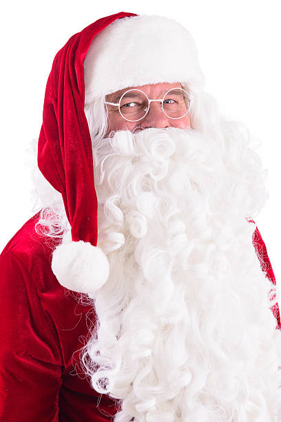 istock happy Santa Claus. Isolated 528911561