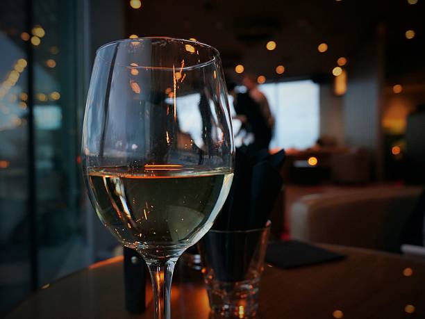 Glass of wine in Amsterdam