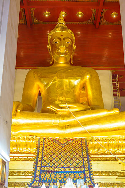 istock Buddha statue in historical park for visitor to pray 528912514