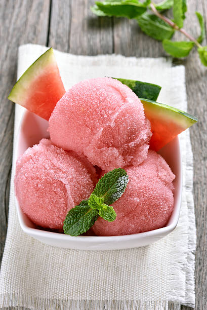 istock Watermelon sorbet icecream 528913498